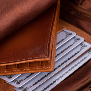 Dillon Full‑Grain Leather Crossbody Bag – Golden Brown - BlackBrook Case