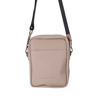 Dillon Full‑Grain Leather Crossbody Bag – Taupe - BlackBrook Case