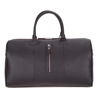 Dolly Full - Grain Leather Weekender Bag, Brown - BlackBrook Case