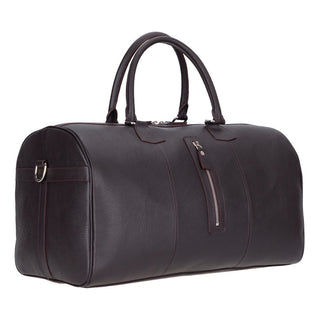 Dolly Full - Grain Leather Weekender Bag, Brown - BlackBrook Case