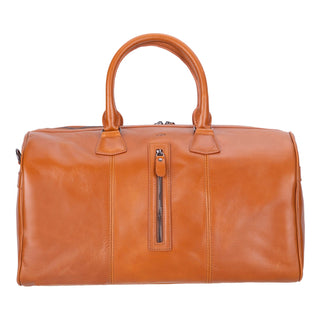 Dolly Full - Grain Leather Weekender Bag, Burnished Tan - BlackBrook Case