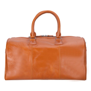 Dolly Full-Grain Leather Weekender Bag, Burnished Tan - BlackBrook Case