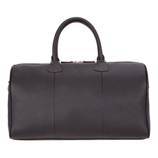 Dolly Full - Grain Leather Weekender Bag, Gray - BlackBrook Case