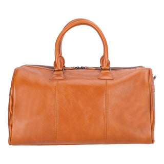 Dolly Full - Grain Leather Weekender Bag, Saddle Brown - BlackBrook Case