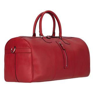 Dolly Full - Grain Leather Weekender Bag, Saddle Brown - BlackBrook Case