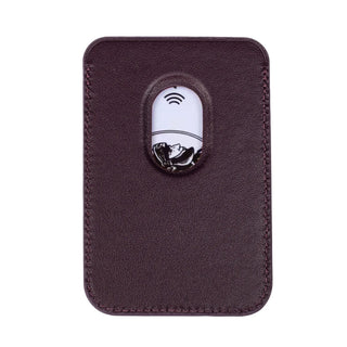 Duke Leather MagSafe Wallet, Burgundy - BlackBrook Case