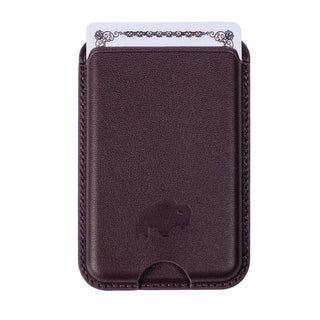 Duke Leather MagSafe Wallet, Burgundy - BlackBrook Case