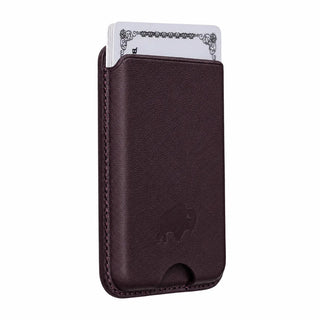 Duke Leather MagSafe Wallet, Burgundy - BlackBrook Case