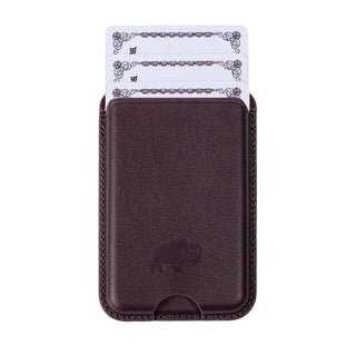 Duke Leather MagSafe Wallet, Burgundy - BlackBrook Case