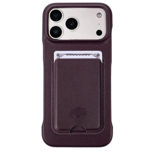 Duke Leather MagSafe Wallet, Burgundy - BlackBrook Case
