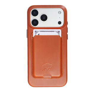 Duke Leather MagSafe Wallet, Burnished Tan - BlackBrook Case