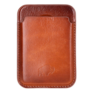 Duke Leather MagSafe Wallet, Burnished Tan - BlackBrook Case