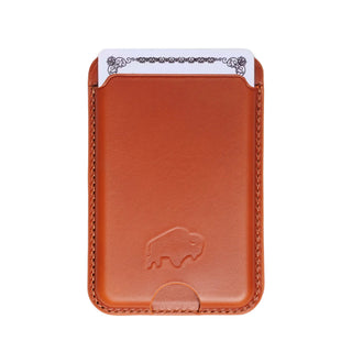 Duke Leather MagSafe Wallet, Burnished Tan - BlackBrook Case