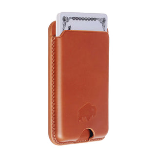 Duke Leather MagSafe Wallet, Burnished Tan - BlackBrook Case