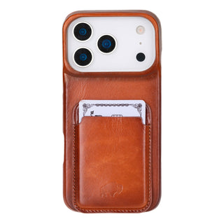 Duke Leather MagSafe Wallet, Burnished Tan - BlackBrook Case