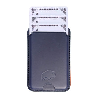 Duke Leather MagSafe Wallet, Deep Blue - BlackBrook Case