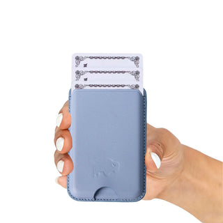 Duke Leather MagSafe Wallet, Glacier Blue - BlackBrook Case