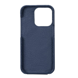 Edmonds Leather Snap - On Flip Wallet Case – iPhone 14 Pro Max (Monaco Blue) - BlackBrook Case