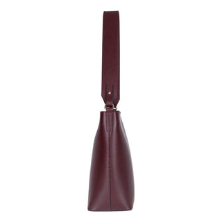 Elena Leather Women's Bag, Burgundy - BlackBrook Case