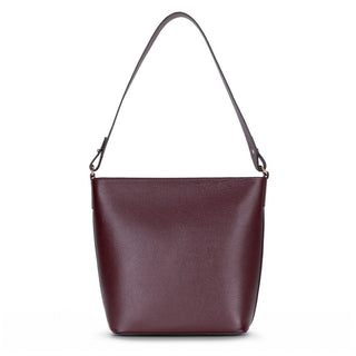 Elena Leather Women's Bag, Burgundy - BlackBrook Case