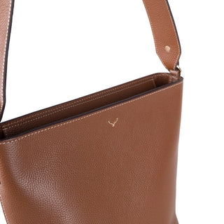 Elena Leather Women's Bag, Tan - BlackBrook Case