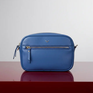 Emerald Leather Women's Bag, Blue - BlackBrook Case