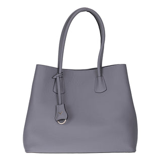 Everbloom Leather Women's Tote Bag, Gray - Mapi