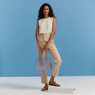 Everbloom Leather Women's Tote Bag, Gray - Mapi