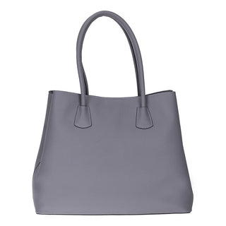 Everbloom Leather Women's Tote Bag, Gray - BlackBrook Case