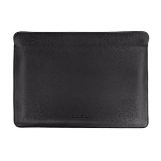 Full-Grain Leather MacBook Sleeve 15/16 inch in Pebble Black - BlackBrook Case