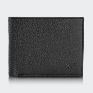 Genova Men’s Leather Bifold Wallet – Mapi Edition, Black - Mapi