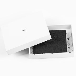 Genova Men’s Leather Bifold Wallet – Mapi Edition, Black - Mapi