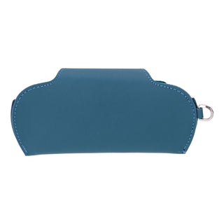 Harbor Leather Eyewear Case, Blue - Bouletta