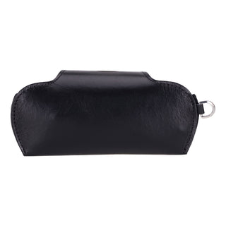 Harbor Leather Eyewear Case, Rustic Black - Bouletta