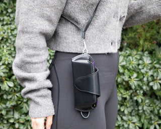 Harbor Leather Eyewear Case, Rustic Black - UnBranded