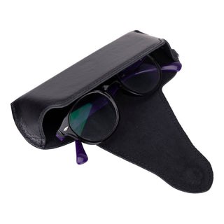 Harbor Leather Eyewear Case, Rustic Black - UnBranded