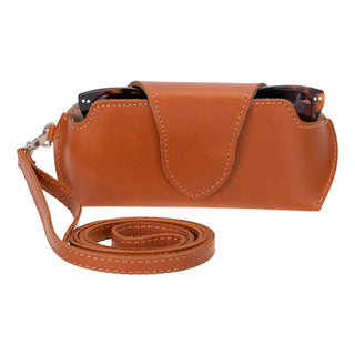 Harbor Leather Eyewear Case, Rustic Tan - UnBranded