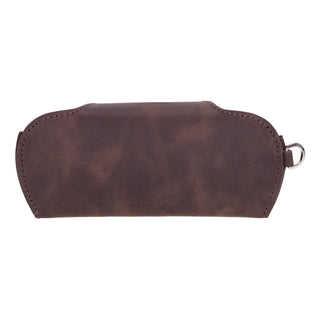 Harbor Leather Eyewear Case, Saddle Brown - UnBranded