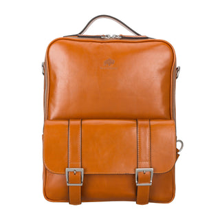 Hazel Premium Leather Backpack – Burnished Tan - BlackBrook Case