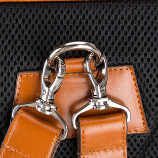 Hazel Premium Leather Backpack – Burnished Tan - BlackBrook Case