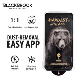 iPhone 15 Plus Tempered Glass - BlackBrook Case
