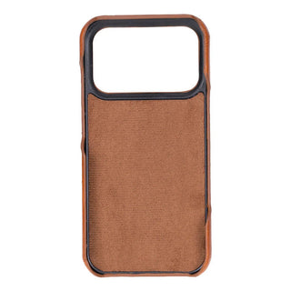 iPhone 17 Pro Leather Wallet Case - Burkley Classic 2-in-1 Detachable Folio, Rustic Tan - BlackBrook Case