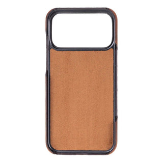 iPhone 17 Pro Leather Wallet Case - Burkley Classic 2-in-1 Detachable Folio, Saddle Brown - BlackBrook Case