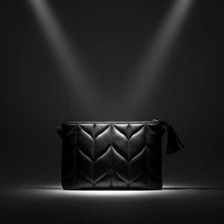 Jewel Leather Women's Bag, Black - BlackBrook Case