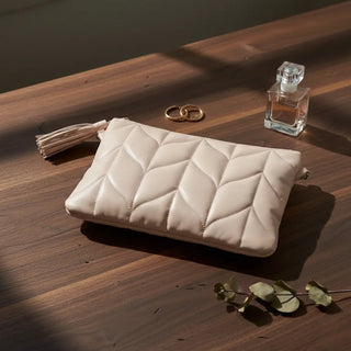 Jewel Leather Women's Bag, Pink - BlackBrook Case