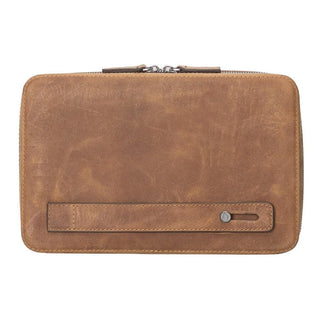 Leather Travel Cable Organizer – Brown - BlackBrook Case