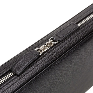 Leather Travel Cable Organizer – Pebble Black - BlackBrook Case