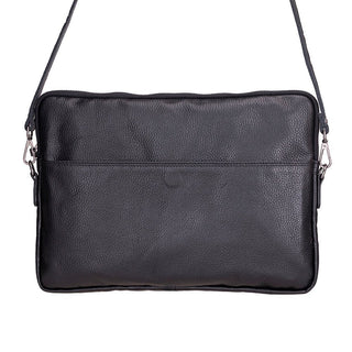 Leeds Slim Leather Laptop / Tablet Sleeve, Black - UnBranded
