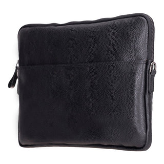 Leeds Slim Leather Laptop / Tablet Sleeve, Black - UnBranded