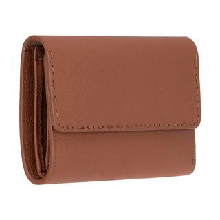 Linea Leather Women's Wallet, Brown - BlackBrook Case